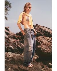 Monki - Peggy Low Rise Loose Baggy Jeans - Lyst