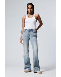 Weekday - Low Flared Jeans Flame - Lyst
