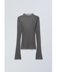 Weekday - Mary Sheer Knitted Sweater - Lyst