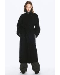 Weekday - Kia Oversized Wool-Blend Double-Breasted Coat - Lyst