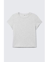 Monki - Regular Fit Mini T-Shirt - Lyst