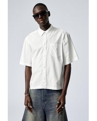 Weekday - Relaxed Fit Short-Sleeved Cotton Shirt - Lyst