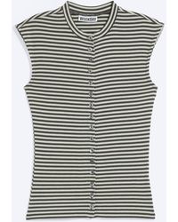 Weekday - Pearl Button Up Top - Lyst