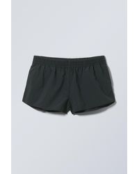 Weekday - Sporty Nylon Mini Shorts - Lyst