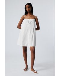 Weekday - Mini Cotton Dress - Lyst