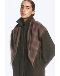 Weekday - Frayed Printed Square Scarf - Lyst