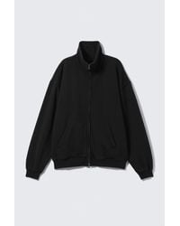 Weekday - Loose Funnel Neck Zip Cardigan - Lyst