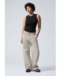 Weekday - Loose Carpenter Canvas Trousers - Lyst