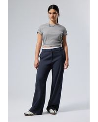 Weekday - Emily Low Waist Suiting Trousers - Lyst