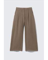 Weekday - Weite, Niedrig Sitzende Hose - Lyst