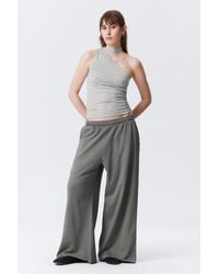 Weekday - Low Rise Wide Leg Baggy Sweatpants - Lyst