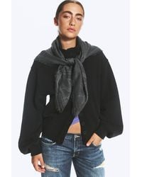 Weekday - Frayed Printed Square Scarf - Lyst