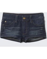 Cheap Monday - Booty Bei Low Rise Mini Denim Shorts - Lyst