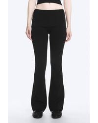 Weekday - Folded Waist Flared Yoga Tights - Lyst