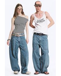 Cheap Monday - Dunno Low Rise Loose Barrel Jeans - Lyst