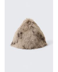 Weekday - Faux Fur Cone Hat - Lyst