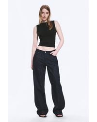 Weekday - Ample Mid Rise Loose Wide Leg Jeans - Lyst