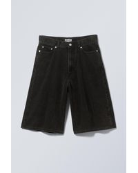 Weekday - Astro Loose Baggy Corduroy Shorts - Lyst