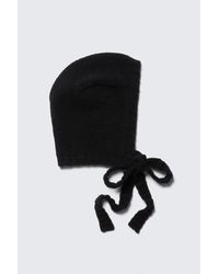 Monki - Tied Knit Bonnet - Lyst