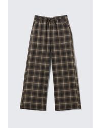 Weekday - Relaxed Flannel Pyjama Trousers - Lyst