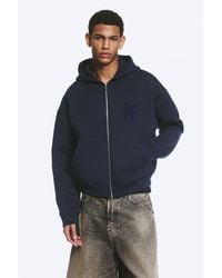 Weekday - Simon Graphic Scuba Zip Hoodie - Lyst