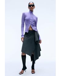 Weekday - Asymmetric Midi Wrap Skirt - Lyst