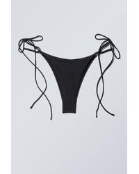 Weekday - Tie Bikini Bottoms - Lyst