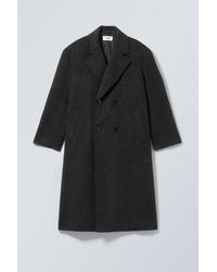 Weekday - Double-Breasted Wool-Blend Coat - Lyst