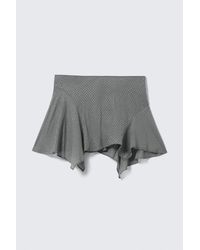 Monki - Asymmetric Sequin Mini Skirt - Lyst