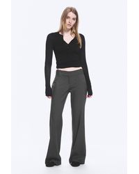 Weekday - Low-Rise Flared Suiting Trousers - Lyst