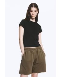 Weekday - Slim Short-Sleeved Cotton T-Shirt - Lyst