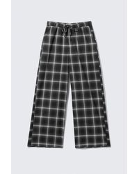 Weekday - Relaxed Flannel Pyjama Trousers - Lyst