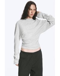 Weekday - Pleated Long-Sleeved Top - Lyst