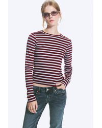 Monki - Tight Ribbed Long-Sleeve - Lyst