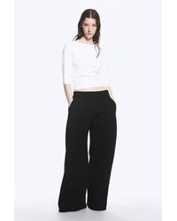 Weekday - Relaxed Barrel Leg Scuba Sweatpants - Lyst