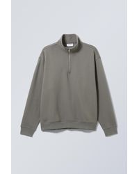 Weekday - Relaxed Heavy Half Zip Sweater - Lyst