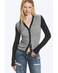 Weekday - V-Neck Merino Cardigan - Lyst
