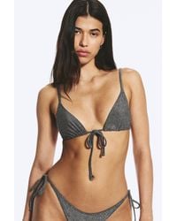 Weekday - Printed Triangle Bikini Top - Lyst