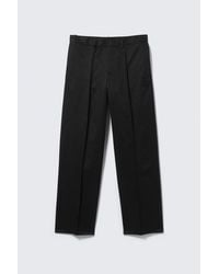 Weekday - Mid Rise Relaxed Straight Leg Chino Trousers - Lyst