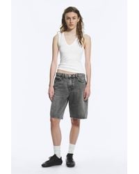 Weekday - Monterey Low Rise Denim Shorts - Lyst