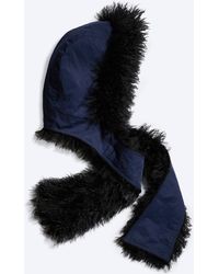 Weekday - Faux Fur Hooded Scarf - Lyst