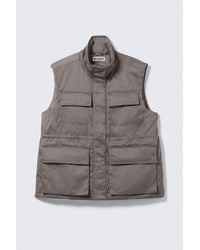 Weekday - Oversized Padded Utility Vest - Lyst