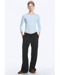 Monki - Low Rise Suiting Trousers - Lyst