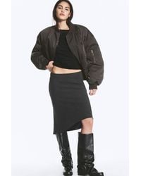 Weekday - Mid-Rise Flared Midi Skirt - Lyst