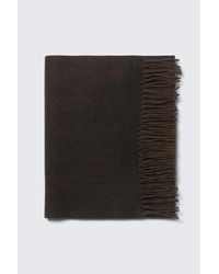 Weekday - Long Woven Wool Fringe Scarf - Lyst