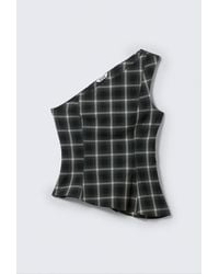Weekday - Asymmetric One-Shoulder Fitted Top - Lyst