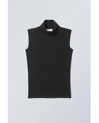 Weekday - Lykke Turtleneck Tank Top - Lyst