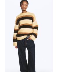 Monki - Relaxed Fit Fluffy Knit Sweater - Lyst