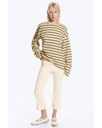 Monki - Long-Sleeved Cotton T-Shirt - Lyst