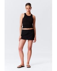 Weekday - Minirock Mit Niedriger Taille - Lyst